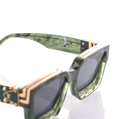 louis vuitton millionaire sunglasses green|louis vuitton distorted sunglasses.